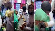 Comedian Cute Abiola breaks down in tears during surprise birthday visit to his parents