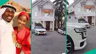 Lady captures white mansion allegedly owned By Priscilla Ojo's Tanzanian husband Juma Jux