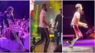 "He killed it": Man with crazy talent climbs stage during concert, whines waist in viral video