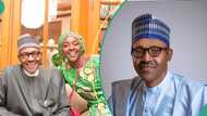 Late Muhammadu Buhari's daughter Noor mourns him on social media, Nigerians react: "He won't rest"