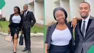 Nigerians react as 2 siblings who are lawyers face each other in court on same case, photos emerge