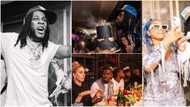 Burna Boy shares official photos from 30th birthday party, footballer Paul Pogba spotted