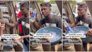 Young Anambra hawker markets bottled water with fine English, passion in video, his voice excites ladies