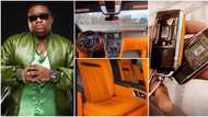 Cubana Chiefpriest joins the likes of Davido, flaunts new Rolls Royce, many react: "Na borrow he borrow am"