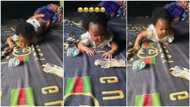 "She prefers money cos country hard": Baby abandons her toy, crawls towards N500 note in video