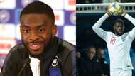 Chelsea star finally shuns Nigeria for England after making senior team debut for Three Lions (photos)