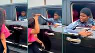 Human AI girl Jadrolita slaps lady who asked her for money in funny video, people react