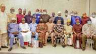 2023: Tinubu's presidential ambition gets major boost as top southwest speakers, others unite (see photos)
