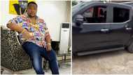 Cubana Chiefpriest narrowly escapes death with his convoy in Anambra, video of bullet ridden vehicles go viral