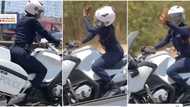 "We need more": Female police officer uses her waist to dance while riding power bike, video goes viral