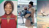 Lady who got her Nigerian passport within 3 days travels to Canada to meet her husband