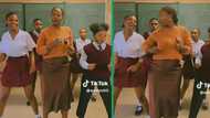 Tshwala Bami challenge: School teacher and learners kill viral moves in TikTok Video