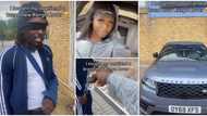 No thank you or hug: Lady gifts her boyfriend a brand new Range Rover in video, his reaction causes a stir