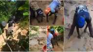 This is heartbreaking: Reactions as residents of Kwara community dig ground with their hands for dirty water