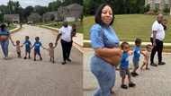 "Absolutely great": Pregnant woman and her husband step out with their five children, video melts hearts