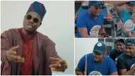 Don Jazzy catches Mr Macaroni giving a lady money after joining Stingy Men Association (video)