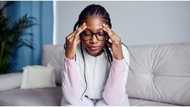 Cute lady cries out bitterly, says her boyfriend wants to dump her because she's going to Canada for masters