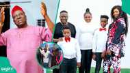 Video of Mr Ibu's children dancing on Carter Efe's livestream days after family's viral appeal spark reactions
