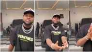 Na police dey clean OBO’s car? Fans ask questions as ‘officer’ is spotted washing Davido’s Rolls Royce