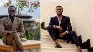 Nigerian celebrity fashion: Omashola shows stylish men how to rock suits in 6 ways