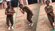 Nigerian girl dances energetically to impress her crush who loves female dancers, funny video trends