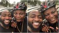 “Una two vote?” Charly Boy runs into Davido on election day, singer’s new bearded look gets fans talking