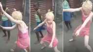 "Too much energy": Little albino girl steals the show during dance competition, video stuns many