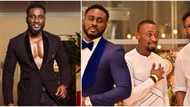 You fine like 10 men: Fans react as BBNaija male stars Cross and Saga attend Pere’s movie premiere