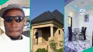 Man finally completes magnificent bungalow, video shows transformation of building project