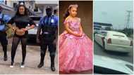 Supermom: Fans hail Mimi Orjiekwe as she hires a Limousine and hefty security men for daughter’s 5th birthday