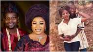Afeez Owo and Mide Martins mark 18th wedding anniversary with throwback pics, he shares cute video