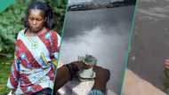 "She's a river child": Nigerian lady in speeding boat throws N500 notes into water in video