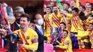 Messi scores incredible goal, lifts 1st trophy as captain in Barca's win over Bilbao to win Copa del Rey