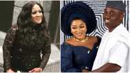 Mercy Aigbe reacts after Adekaz's first wife called her out, recently married actress seemingly exhausted