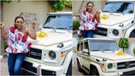 Nigerian blogger and relationship expert gives herself an expensive early birthday gift as she buys a G-wagon Brabus (photos)