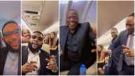 God has been good to us: Obi Cubana, E-Money, others sing and dance on private jet as they gush over wealth