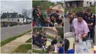 Video shows emotional moment white bikers see black kid on the street, stop to buy what she's selling