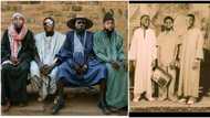 Funny photos of Olamide, Wizkid, Davido & Burna Boy spark reactions, fans say it should be on Nigeria's flag