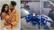 God when? Cute video of actor Akah Nnani surprising wife with new car ahead of Xmas sparks sweet reactions