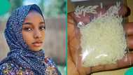 Lady advises Nigerians to always keep small amount of rice in purse or wallet, gives reason