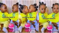 "The bond is strong": Mum shares sweet moment her cute twin babies kissed each other in lovely video