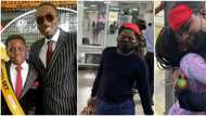 Comedian Bovi's son makes it home for Christmas despite UK red list drama, siblings, mum cry as they reunite