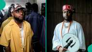 Davido's reaction trends when lady tried to touch him while moving: "Married man no want lose guard"