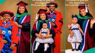 Woman becomes Law master's graduate as husband bags PhD in Law, family video melts hearts