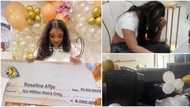 "Nothing is too much": Liquorose fights tears as fans gift her N6m, delivery bike on her 28th birthday