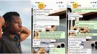 Nigerian man laments as girlfriend seeks his permission to see another man in Abuja, leaks chats