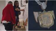 Burna Boy acquires number 7 diamond necklace for his boys days after Davido bought number 001 pendant