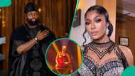 Yomi Casual’s wife gives him lap dance at his 40th birthday party, video trends: “Get a room”