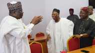 BREAKING: Adamu, APC senators meet behind closed-door amid defection spree