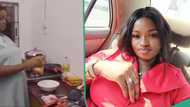 Mummy Zee cooks for husband despite being pregnant, shares video online as many Nigerians react